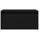 vidaXL Noptiere montate pe perete cu lumini LED 2 buc Stejar negru vidaXL Noptiere montate pe perete cu lumini LED 2 buc Stejar negru