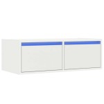 vidaXL Dulap TV cu lumini LED alb 75x35,5x25 cm vidaXL Dulap TV cu lumini LED alb 75x35,5x25 cm