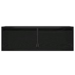 vidaXL Dulap TV cu lumini LED Stejar negru 75x35,5x25 cm vidaXL Dulap TV cu lumini LED Stejar negru 75x35,5x25 cm