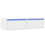 vidaXL Dulap TV cu lumini LED alb 100X35,5x25 cm vidaXL Dulap TV cu lumini LED alb 100X35,5x25 cm