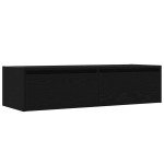 vidaXL Dulap TV cu lumini LED Stejar negru 100X35,5x25 cm vidaXL Dulap TV cu lumini LED Stejar negru 100X35,5x25 cm
