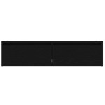 vidaXL Dulap TV cu lumini LED Stejar negru 100X35,5x25 cm vidaXL Dulap TV cu lumini LED Stejar negru 100X35,5x25 cm