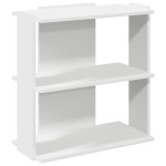 vidaXL Bibliotecă cu 3 niveluri, alb 60x30x60 cm lemn prelucrat vidaXL Bibliotecă cu 3 niveluri, alb 60x30x60 cm lemn prelucrat