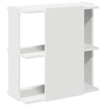 vidaXL Bibliotecă cu 3 niveluri, alb 60x30x60 cm lemn prelucrat vidaXL Bibliotecă cu 3 niveluri, alb 60x30x60 cm lemn prelucrat