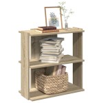 vidaXL Bibliotecă cu 3 niveluri, stejar sonoma, 60x30x60 cm, lemn vidaXL Bibliotecă cu 3 niveluri, stejar sonoma, 60x30x60 cm, lemn