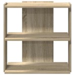 vidaXL Bibliotecă cu 3 niveluri, stejar sonoma, 60x30x60 cm, lemn vidaXL Bibliotecă cu 3 niveluri, stejar sonoma, 60x30x60 cm, lemn