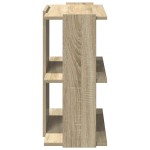 vidaXL Bibliotecă cu 3 niveluri, stejar sonoma, 60x30x60 cm, lemn vidaXL Bibliotecă cu 3 niveluri, stejar sonoma, 60x30x60 cm, lemn