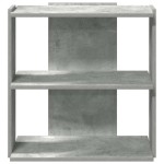 vidaXL Bibliotecă cu 3 niveluri gri beton 60x30x60 cm lemn