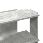 vidaXL Bibliotecă cu 3 niveluri gri beton 60x30x60 cm lemn