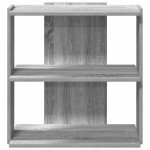 vidaXL Bibliotecă cu 3 niveluri gri sonoma 60x30x60 cm lemn compozit vidaXL Bibliotecă cu 3 niveluri gri sonoma 60x30x60 cm lemn compozit