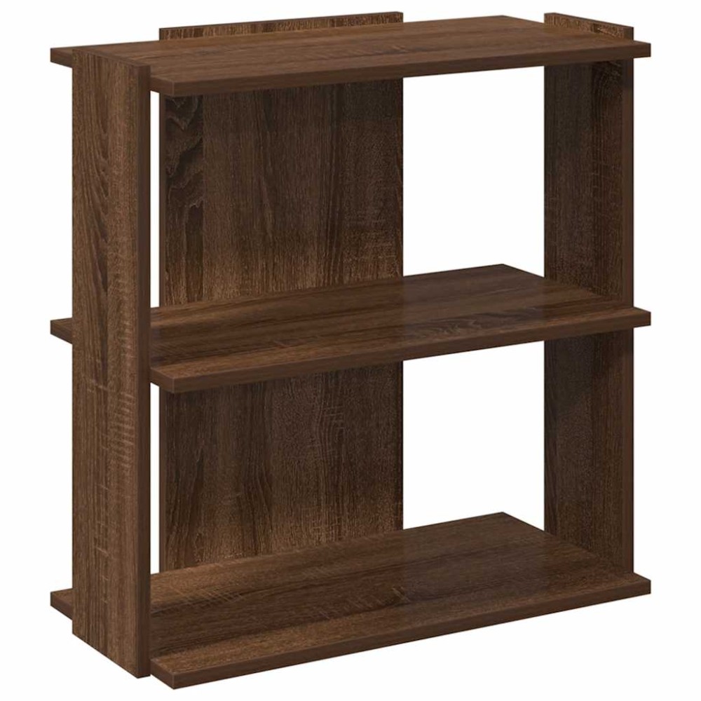 vidaXL Bibliotecă cu 3 niveluri, stejar maro 60x30x60 cm lemn compozit
