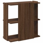 vidaXL Bibliotecă cu 3 niveluri, stejar maro 60x30x60 cm lemn compozit vidaXL Bibliotecă cu 3 niveluri, stejar maro 60x30x60 cm lemn compozit
