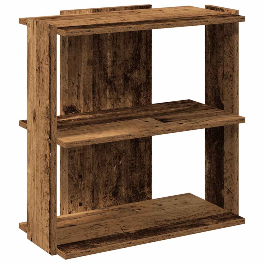 vidaXL Bibliotecă cu 5 niveluri lemn vechi 60x30x60 cm lemn