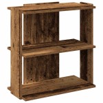 vidaXL Bibliotecă cu 5 niveluri lemn vechi 60x30x60 cm lemn vidaXL Bibliotecă cu 5 niveluri lemn vechi 60x30x60 cm lemn