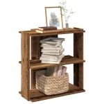 vidaXL Bibliotecă cu 5 niveluri lemn vechi 60x30x60 cm lemn vidaXL Bibliotecă cu 5 niveluri lemn vechi 60x30x60 cm lemn