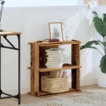 vidaXL Bibliotecă cu 5 niveluri lemn vechi 60x30x60 cm lemn vidaXL Bibliotecă cu 5 niveluri lemn vechi 60x30x60 cm lemn