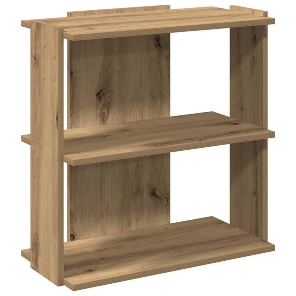 vidaXL Bibliotecă 3 etaje stejar artizanal 60x30x60 cm lemn prelucrat