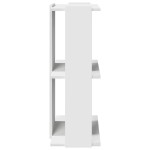 vidaXL Bibliotecă cu 3 niveluri, alb, 60x30x80 cm, lemn de prelucrare vidaXL Bibliotecă cu 3 niveluri, alb, 60x30x80 cm, lemn de prelucrare