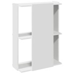 vidaXL Bibliotecă cu 3 niveluri, alb, 60x30x80 cm, lemn de prelucrare vidaXL Bibliotecă cu 3 niveluri, alb, 60x30x80 cm, lemn de prelucrare