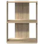 vidaXL Bibliotecă 3 niveluri stejar sonoma 60x30x80 cm, lemn prelucrat vidaXL Bibliotecă 3 niveluri stejar sonoma 60x30x80 cm, lemn prelucrat