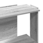 vidaXL Bibliotecă cu 3 etaje, gri Sonoma, 60x30x80 cm, lemn prelucrat vidaXL Bibliotecă cu 3 etaje, gri Sonoma, 60x30x80 cm, lemn prelucrat