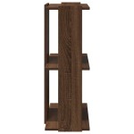 vidaXL Bibliotecă cu 3 etaje stejar maro 60x30x80 cm lemn prelucrat vidaXL Bibliotecă cu 3 etaje stejar maro 60x30x80 cm lemn prelucrat
