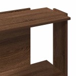 vidaXL Bibliotecă cu 3 etaje stejar maro 60x30x80 cm lemn prelucrat vidaXL Bibliotecă cu 3 etaje stejar maro 60x30x80 cm lemn prelucrat