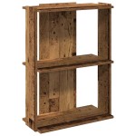 vidaXL Bibliotecă cu 3 etaje din lemn vechi 60x30x80 cm lemn prelucrat vidaXL Bibliotecă cu 3 etaje din lemn vechi 60x30x80 cm lemn prelucrat