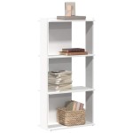 vidaXL Bibliotecă cu 3 niveluri, alb, 60x30x120 cm, lemn de prelucrare vidaXL Bibliotecă cu 3 niveluri, alb, 60x30x120 cm, lemn de prelucrare