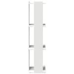 vidaXL Bibliotecă cu 3 niveluri, alb, 60x30x120 cm, lemn de prelucrare vidaXL Bibliotecă cu 3 niveluri, alb, 60x30x120 cm, lemn de prelucrare