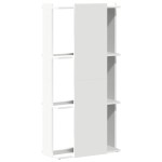 vidaXL Bibliotecă cu 3 niveluri, alb, 60x30x120 cm, lemn de prelucrare vidaXL Bibliotecă cu 3 niveluri, alb, 60x30x120 cm, lemn de prelucrare