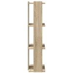 vidaXL Bibliotecă 3 niveluri stejar sonoma 60x30x120 cm lemn prelucrat vidaXL Bibliotecă 3 niveluri stejar sonoma 60x30x120 cm lemn prelucrat