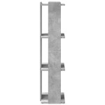 vidaXL Bibliotecă cu 3 niveluri, gri beton, 60x30x120cm lemn prelucrat vidaXL Bibliotecă cu 3 niveluri, gri beton, 60x30x120cm lemn prelucrat