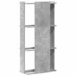 vidaXL Bibliotecă cu 3 niveluri, gri beton, 60x30x120cm lemn prelucrat vidaXL Bibliotecă cu 3 niveluri, gri beton, 60x30x120cm lemn prelucrat