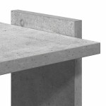 vidaXL Bibliotecă cu 3 niveluri, gri beton, 60x30x120cm lemn prelucrat vidaXL Bibliotecă cu 3 niveluri, gri beton, 60x30x120cm lemn prelucrat