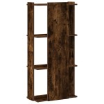 vidaXL Bibliotecă 3 niveluri stejar afumat 60x30x120 cm lemn prelucrat vidaXL Bibliotecă 3 niveluri stejar afumat 60x30x120 cm lemn prelucrat