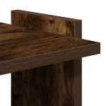 vidaXL Bibliotecă 3 niveluri stejar afumat 60x30x120 cm lemn prelucrat vidaXL Bibliotecă 3 niveluri stejar afumat 60x30x120 cm lemn prelucrat