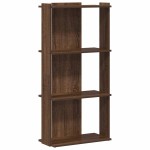 vidaXL Bibliotecă 3 niveluri, stejar maro 60x30x120 cm, lemn prelucrat vidaXL Bibliotecă 3 niveluri, stejar maro 60x30x120 cm, lemn prelucrat