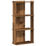 vidaXL Bibliotecă cu 3 etaje din lemn vechi 60x30x120cm lemn prelucrat vidaXL Bibliotecă cu 3 etaje din lemn vechi 60x30x120cm lemn prelucrat