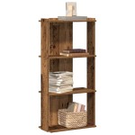 vidaXL Bibliotecă cu 3 etaje din lemn vechi 60x30x120cm lemn prelucrat vidaXL Bibliotecă cu 3 etaje din lemn vechi 60x30x120cm lemn prelucrat