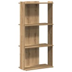 vidaXL Bibliotecă 3 etaje stejar artizanal 60x30x120 cm lemn prelucrat vidaXL Bibliotecă 3 etaje stejar artizanal 60x30x120 cm lemn prelucrat