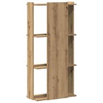 vidaXL Bibliotecă 3 etaje stejar artizanal 60x30x120 cm lemn prelucrat vidaXL Bibliotecă 3 etaje stejar artizanal 60x30x120 cm lemn prelucrat