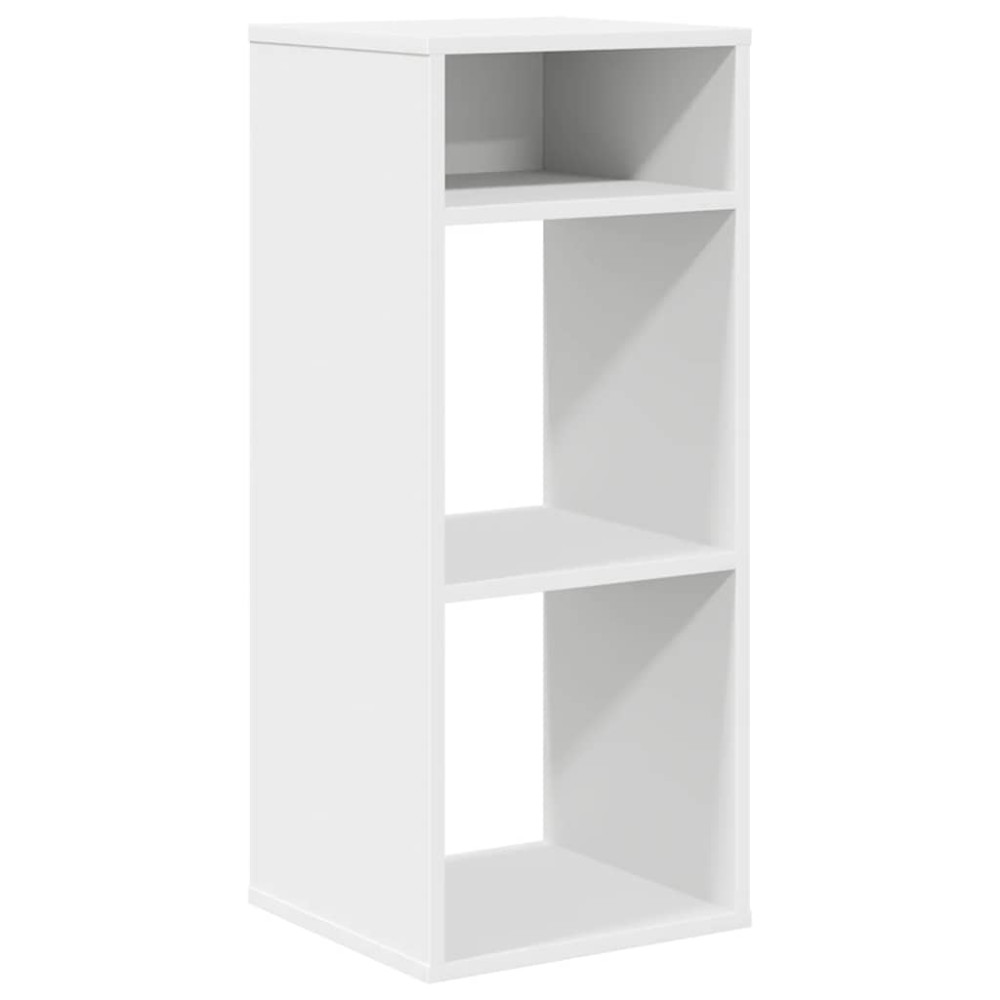 vidaXL Bibliotecă, alb, 34x31x80 cm, lemn prelucrat