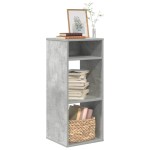 vidaXL Bibliotecă, gri beton, 34x31x80 cm, lemn prelucrat vidaXL Bibliotecă, gri beton, 34x31x80 cm, lemn prelucrat