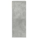 vidaXL Bibliotecă, gri beton, 34x31x80 cm, lemn prelucrat vidaXL Bibliotecă, gri beton, 34x31x80 cm, lemn prelucrat