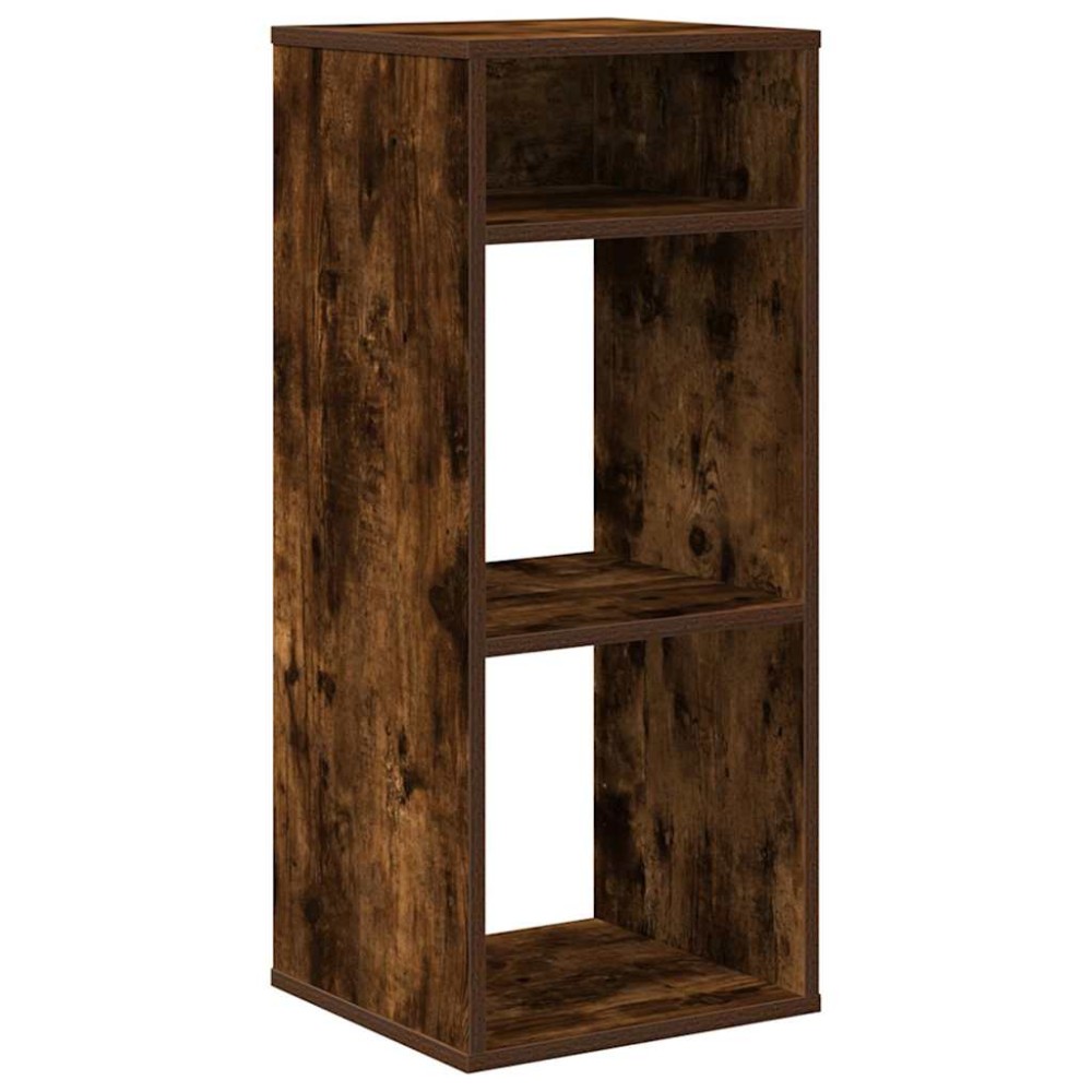 vidaXL Bibliotecă, stejar fumuriu, 34x31x80 cm, lemn prelucrat