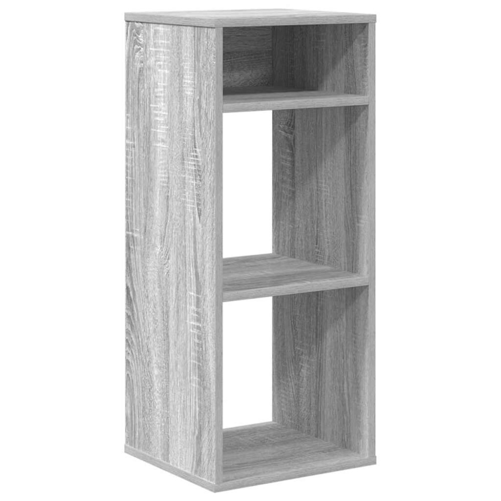 vidaXL Bibliotecă, gri sonoma, 34x31x80 cm, lemn prelucrat