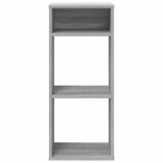 vidaXL Bibliotecă, gri sonoma, 34x31x80 cm, lemn prelucrat vidaXL Bibliotecă, gri sonoma, 34x31x80 cm, lemn prelucrat