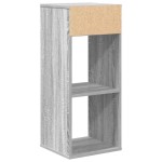 vidaXL Bibliotecă, gri sonoma, 34x31x80 cm, lemn prelucrat vidaXL Bibliotecă, gri sonoma, 34x31x80 cm, lemn prelucrat