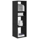 vidaXL Dulap cu cărți negru 34x31x112 cm lemn prelucrat vidaXL Dulap cu cărți negru 34x31x112 cm lemn prelucrat